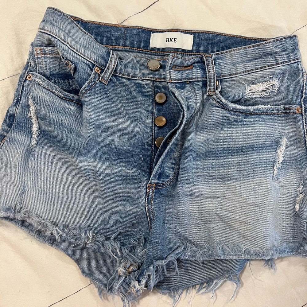 BKE Billie cutoff denim shorts